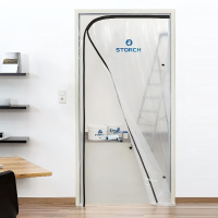 Временная дверь с молнией Follenter mit Reiverschlu L-тип. шир.проема от 60 см 220х120 см.[49 91 50]