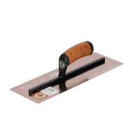 Гладилка для гипса нерж.закал. сталь, гриф алюм.305X120X0,65мм, пробка /127712305-MHK/ Olejnik