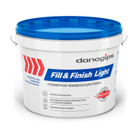 Шпатлевка Danogips Fill&FinishLight полимерная готовая финишная 10л/12,3кг. РФ Шпатлевка Danogips Fill&FinishLight полимерная готовая финишная 10л/12,3кг. РФ