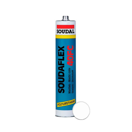 Клей-герметик полиуретановый Soudal Soudaflex 40FC Белый 300мл. Бельгия