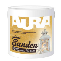 Лакокрасочный материал декоративно-отделочный Aura Dekor «Sanden Glans», серебристый 2.5кг, РБ