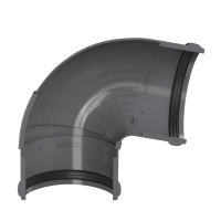 Угол желоба регулируемый 90°-150° ТехноНиколь ПВХ, серый