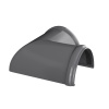 Угол желоба 90° ТехноНиколь ПВХ, серый