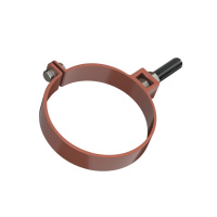 Хомут трубы универсальный ТехноНиколь ПВХ L=140мм, красный Хомут трубы универсальный ТехноНиколь ПВХ L=140мм, красный