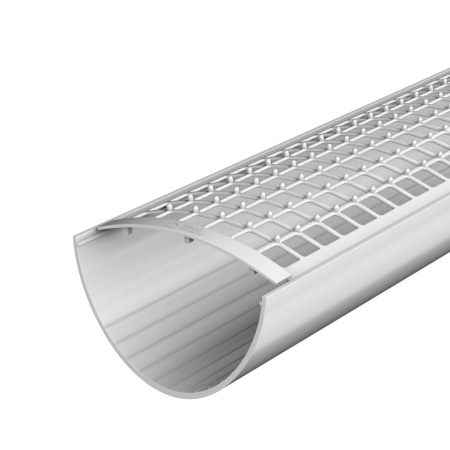 Решетка желоба защитная ТехноНиколь ПВХ, белый, 0.6м.п.