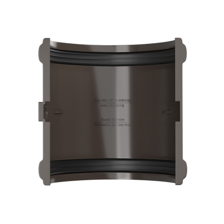 Соединитель желоба ТехноНиколь ПВХ, темно-коричневый Соединитель желоба ТехноНиколь ПВХ, темно-коричневый