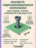 Манжета гидроизоляционная напольная AquaBarrier 290 475мм x 475мм РБ 