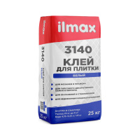 Клей для плитки Ilmax 3140 Белый, 25 кг. РБ. Клей для плитки Ilmax 3140 Белый, 25 кг. РБ.