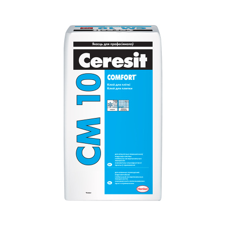 Клей для плитки Ceresit CM 10 для недеформируемых оснований, 25кг. РБ