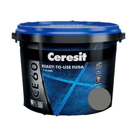 Фуга Ceresit готовая к применению CE 60 №16. Графит. Вес 2 кг. Польша