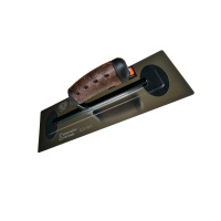 Гладилка нерж.холоднокатанной стали Flex 356X120X0,5мм ручка кожа vintage /127512356-MLS/ Olejnik