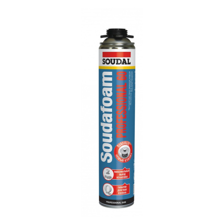 Пена монтажная Soudal Soudafoam 60 под пистолет 750 мл. Бельгия