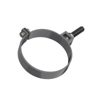 Хомут трубы универсальный ТехноНиколь ПВХ L=140мм, серый Хомут трубы универсальный ТехноНиколь ПВХ L=140мм, серый