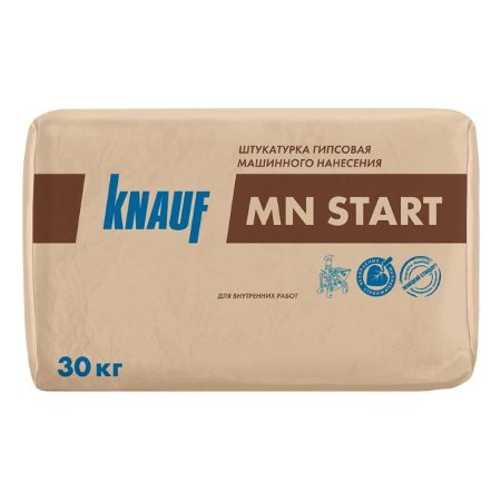 Штукатурка МН Старт гипсовая машинного нанесения, 30кг.Knauf РБ
