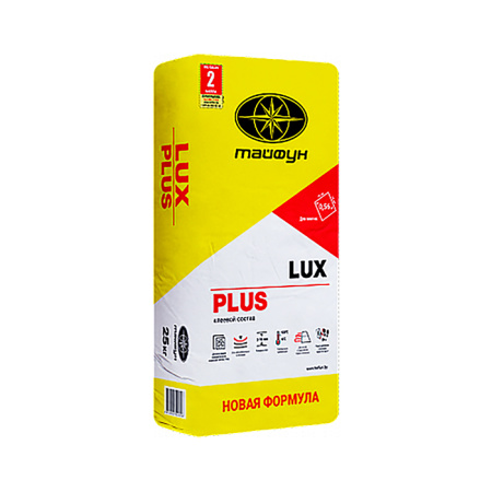 Клей для плитки LUX Plus повышенной фиксации, 25кг. РБ