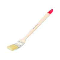 Кисть 50мм радиаторная угловая, толщ.12, светл. щетина, дерев. ручка. ColorExpert. РФ (81675002)