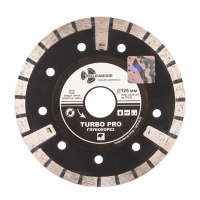 Диск (Круг) алмазный 125*22,23мм. Trio-Diamond Turbo Глубокорез. Китай. (TP152)