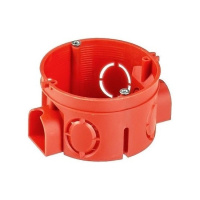 Коробка электромонтажная с шурупами. РФ. (GX1001-к)