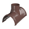 Воронка желоба ТехноНиколь ПВХ, коричневый