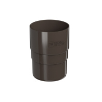 Муфта трубы ТехноНиколь ПВХ, темно-коричневый Муфта трубы ТехноНиколь ПВХ, темно-коричневый