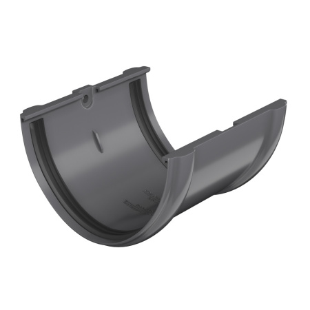 Соединитель желоба ТехноНиколь ПВХ, серый Соединитель желоба ТехноНиколь ПВХ, серый