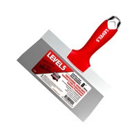 Шпатель малярный 203,2мм (8'') для заделки швов нерж.сталь с мягкой рукояткой. LEVEL5. Польша/5-134/