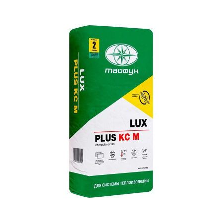 LUX PLUS КС М Клеевой состав полиминер. для приклеивания теплоизол. материалов ЗИМА 25кг.