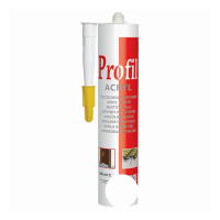Герметик акриловый Soudal Profil белый 270мл. РФ Герметик акриловый Soudal Profil белый 270мл. РФ