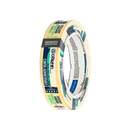 Лента малярная Blue Dolphin желтая 25мм x 50м. Польша