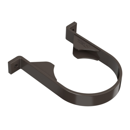 Хомут трубы ТехноНиколь ПВХ, темно-коричневый