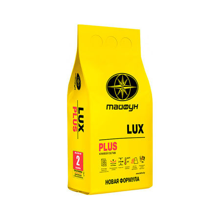 Клей для плитки LUX Plus повышенной фиксации, 5кг. РБ