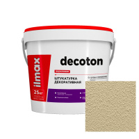 Штукатурка декоративная акриловая Ilmax decoton 0.5мм, 221-2, 25кг Штукатурка декоративная акриловая Ilmax decoton 0.5мм, 221-2, 25кг