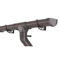 Хомут трубы ТехноНиколь Оптима (D120/80), темно-коричневый