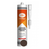 Герметик силиконовый санитарный Тайфун Мастер 124 Темный венге 280мл. Польша Герметик силиконовый санитарный Тайфун Мастер 124 Темный венге 280мл. Польша
