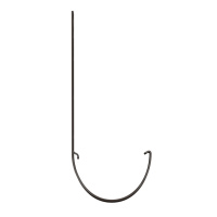 Кронштейн желоба ТехноНиколь ПВХ, металлический, темно-коричневый