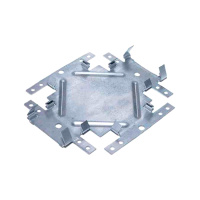 Соединитель одноуровневый "краб" для профиля CD 60х27 0.7мм. ПланМеталл. РБ Соединитель одноуровневый "краб" для профиля CD 60х27 0.7мм. ПланМеталл. РБ