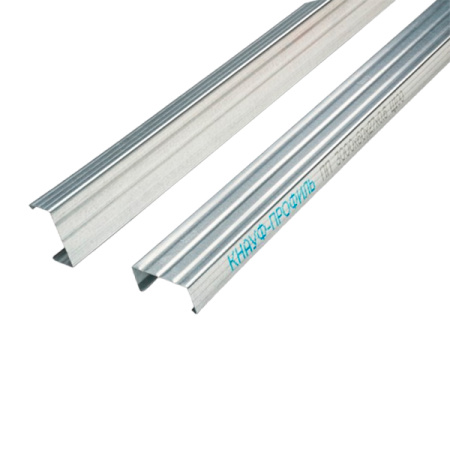 Профиль UD 3000x27x28x0,6 мм Knauf для гипсокартона направляющий потолочный (ПН),  РФ