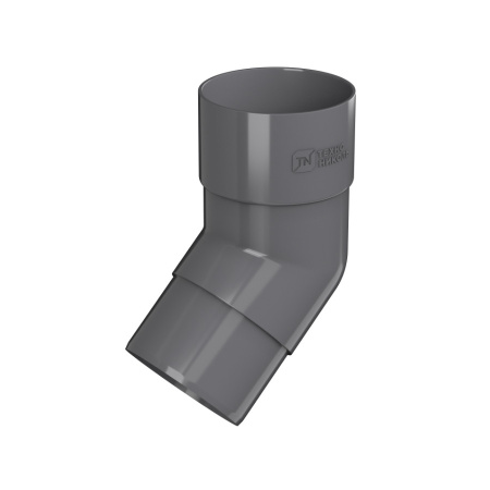 Колено трубы 135° ТехноНиколь ПВХ, серый Колено трубы 135° ТехноНиколь ПВХ, серый