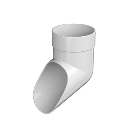 Слив трубы ТехноНиколь Оптима (D120/80), белый