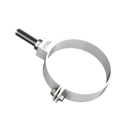 Хомут трубы универсальный ТехноНиколь ПВХ L=140мм, белый Хомут трубы универсальный ТехноНиколь ПВХ L=140мм, белый