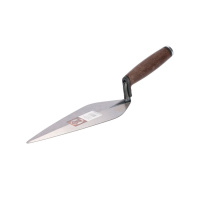 Кельма большая кованная д/кладки типа лондон 279 мм кожа VINTAGE /026279F-LSH/ Olejnik