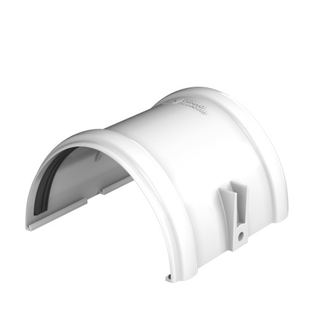 Соединитель желоба ТехноНиколь ПВХ, белый