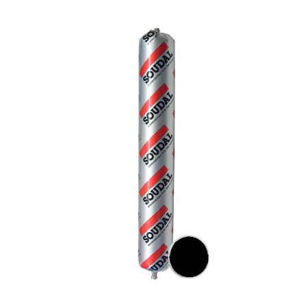 Клей-герметик полиуретановый Soudal Soudaflex 40FC черный 600мл. Китай