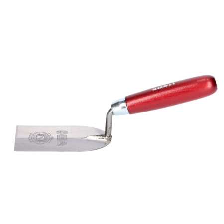 Кельма-мастерок закаленная пружинная сталь 180мм ручка дерево /26180/ Olejnik