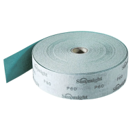 Бумага наждачная на пленке под липучку Р60 70 мм. зеленая SunMight Южная Корея (11305)