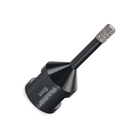 Коронка алмазная d6 мм по керамике Vira для УШМ М14. Китай (559521)