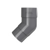 Колено трубы 108° ТехноНиколь ПВХ, серый