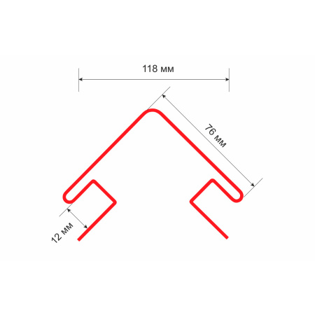 Угол наружный 75° ТехноНиколь Оптима, каштан, 3м.