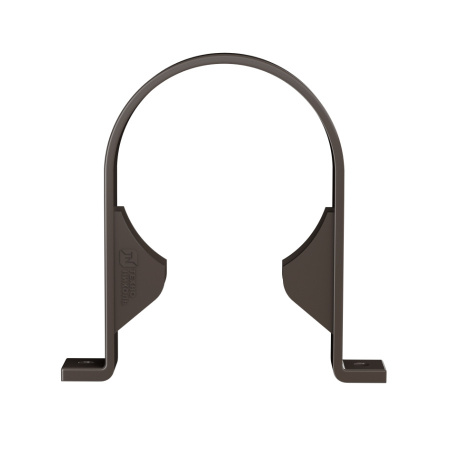 Хомут трубы ТехноНиколь ПВХ, темно-коричневый