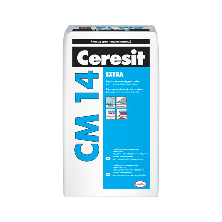 Клей для плитки Ceresit CM 14 эластичный, 25кг. РБ